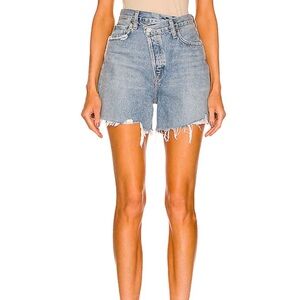 Agolde Criss cross shorts